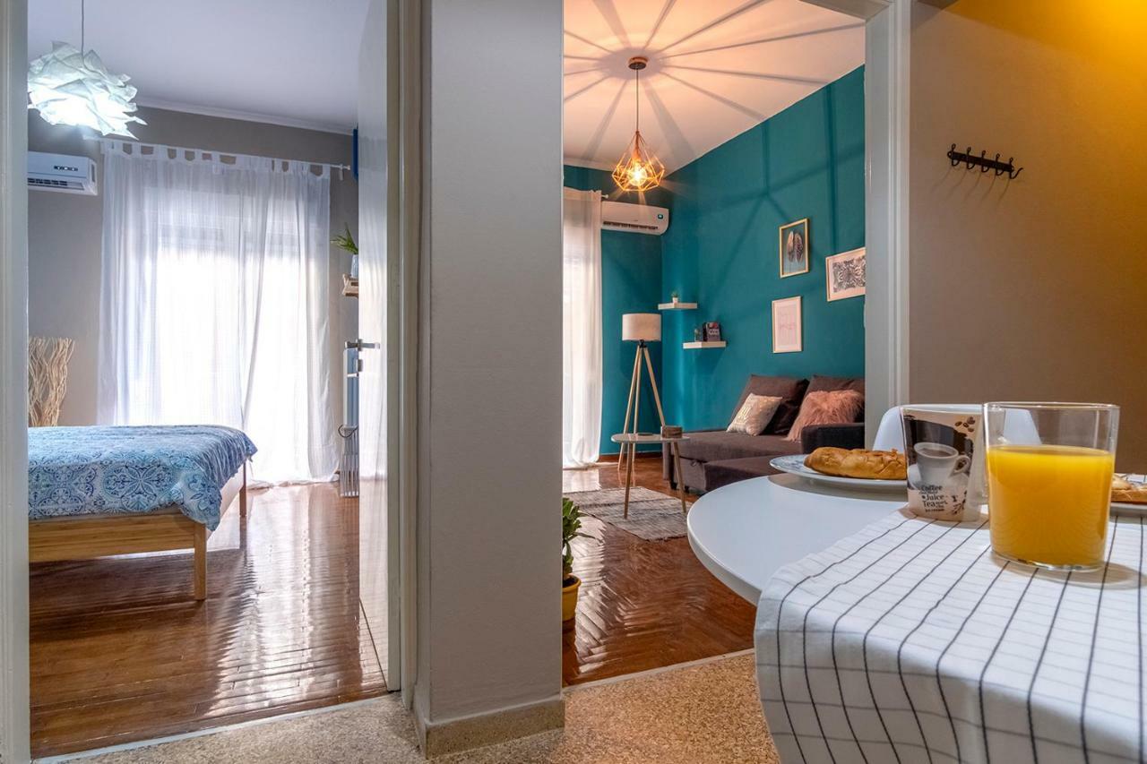 Апартаменти Colourful Apt,Airport Line,6 Min Metro,300 Mbps! Афіни Екстер'єр фото